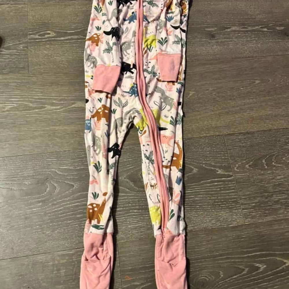 Little sleepies Animal Print Pajama Onesie